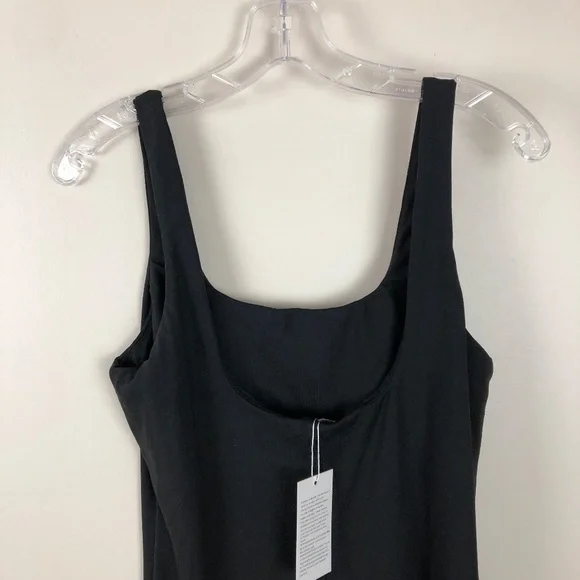 NWT Amazon black unitard with low scoop back L - Picture 8 of 12